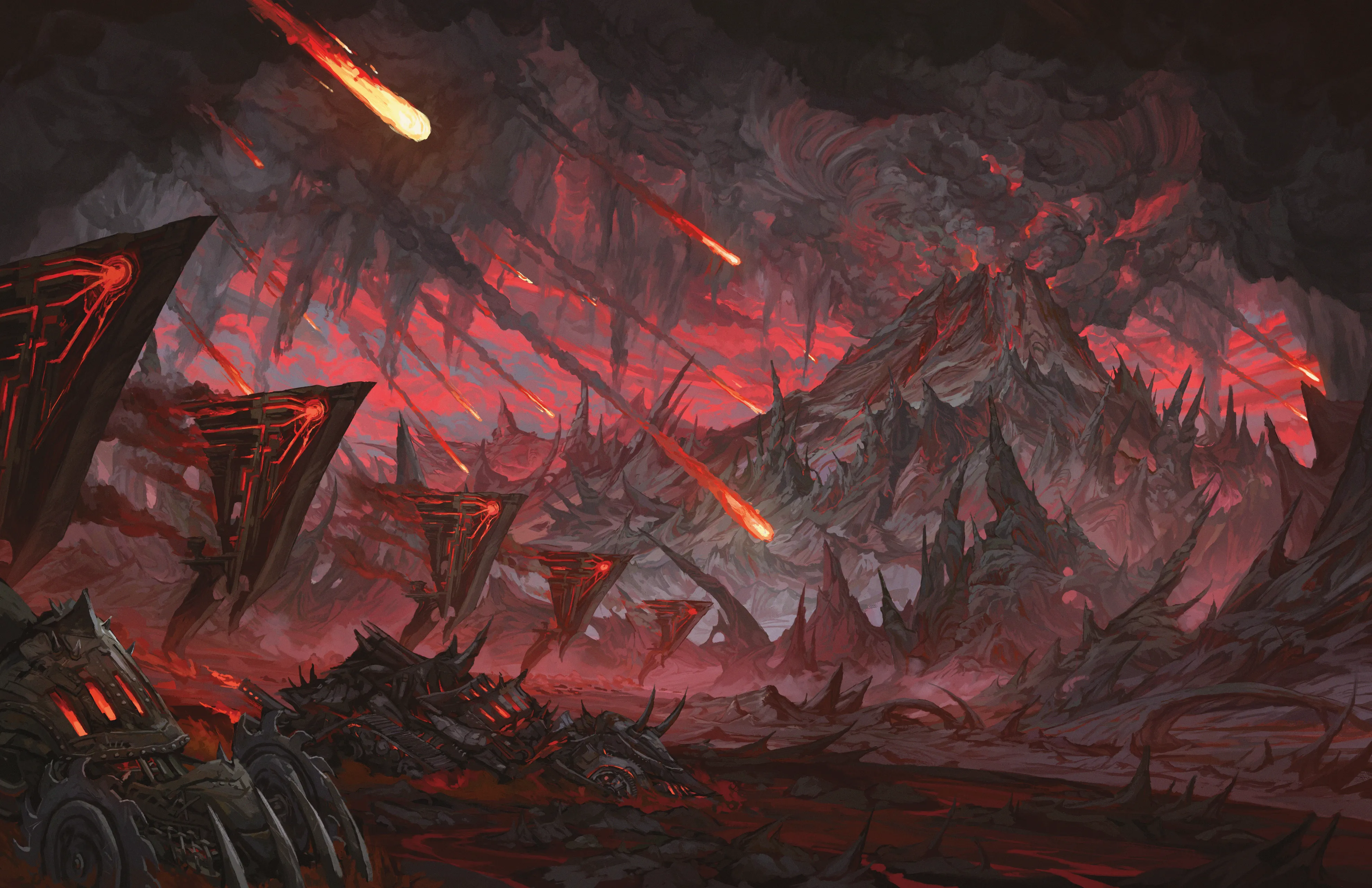 The first of the Nine Hells, Avernus, is an eternal battlefield in the Blood War.