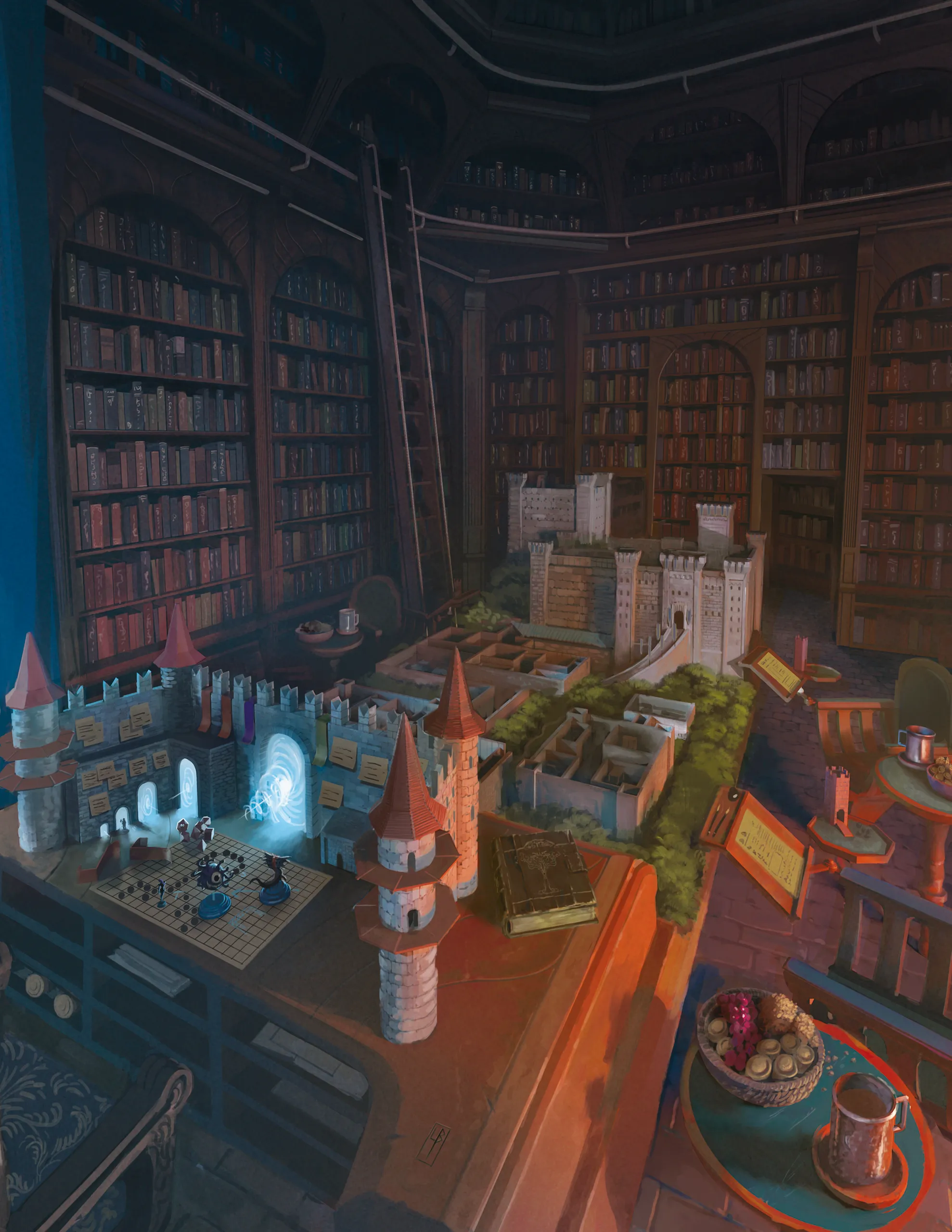 You don't need a magical game table to play D&D, but wouldn't it be fun?