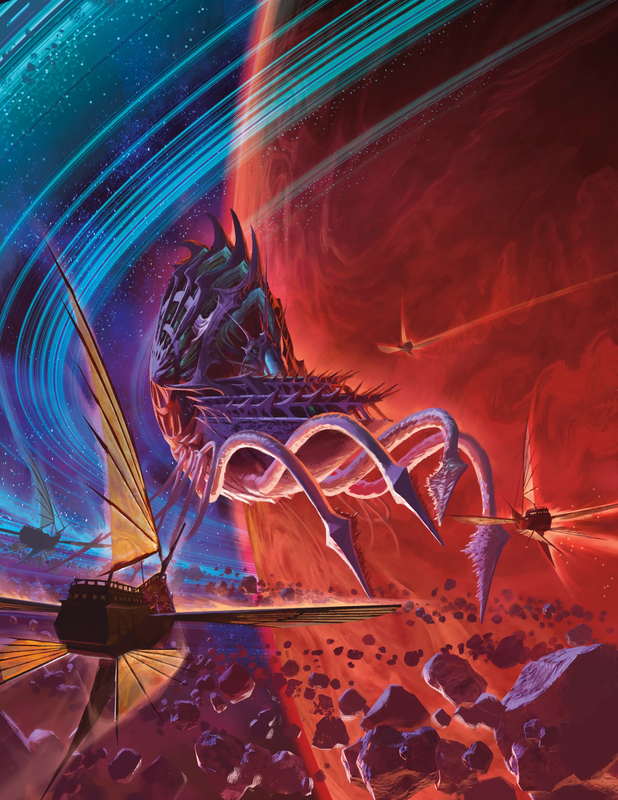 The arrival of a mind flayer nautiloid means trouble for any world - and adventure for that world's heroes!