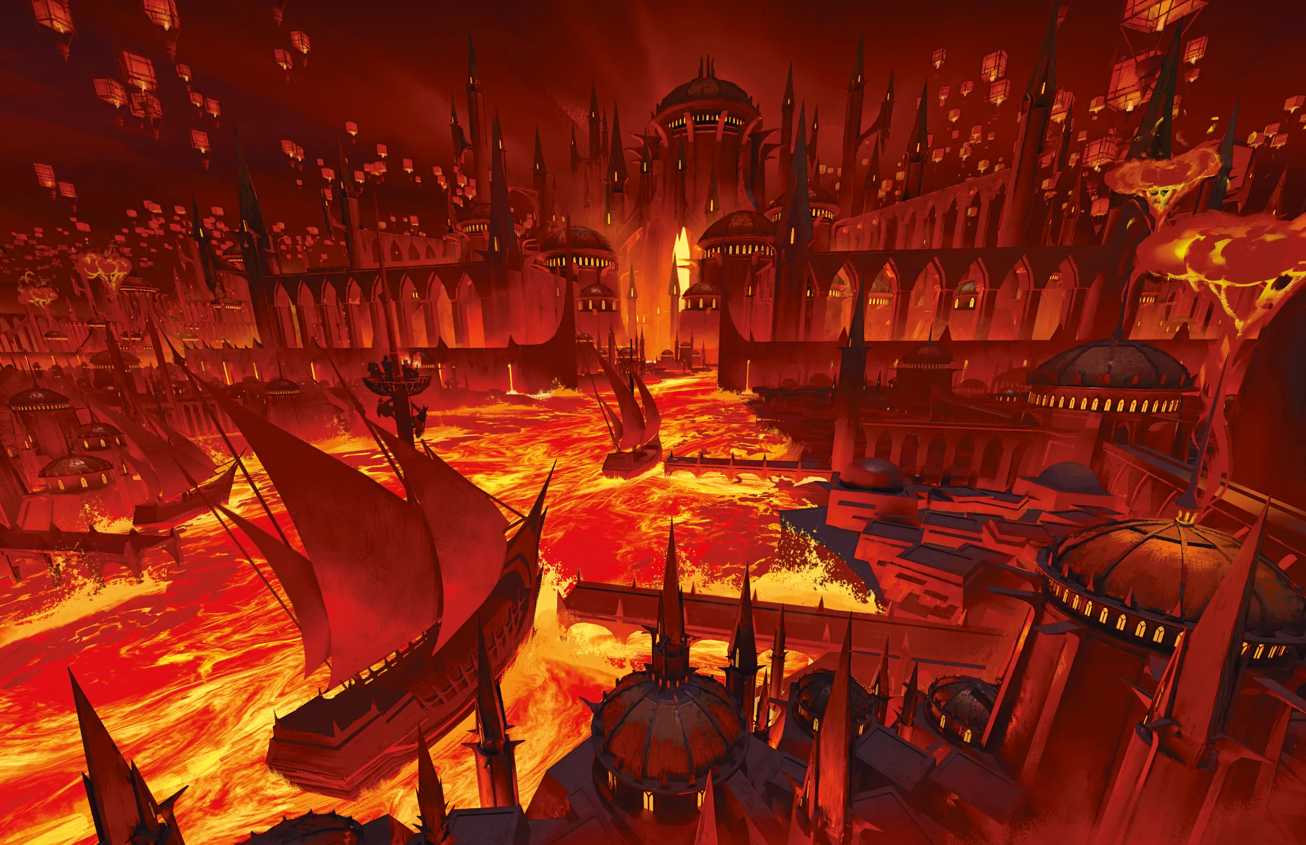 The City of Brass is a hub for trade from across the multiverse.