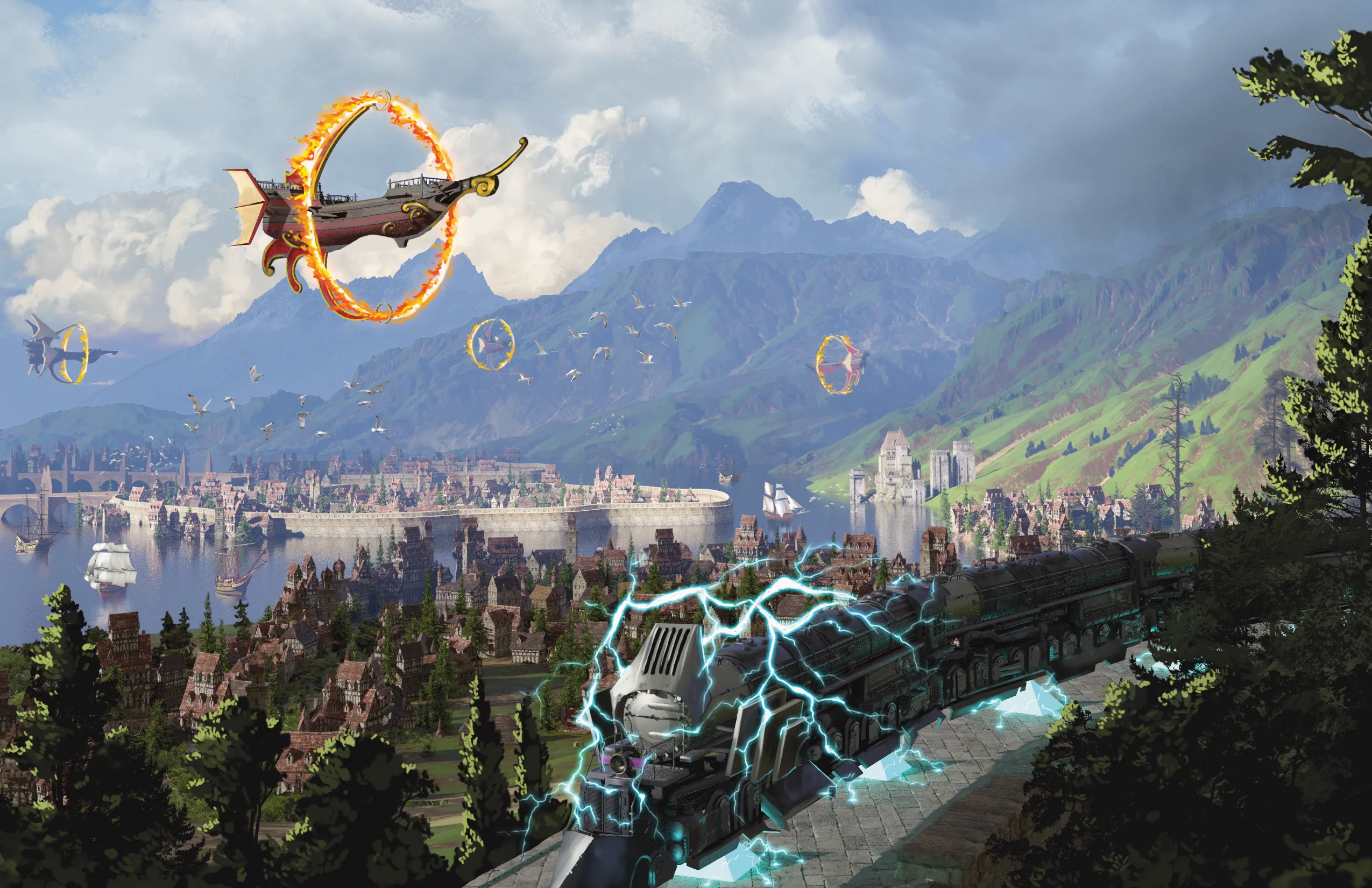 With its magical marvels of technology, Eberron is one of countless worlds on the Material Plane.