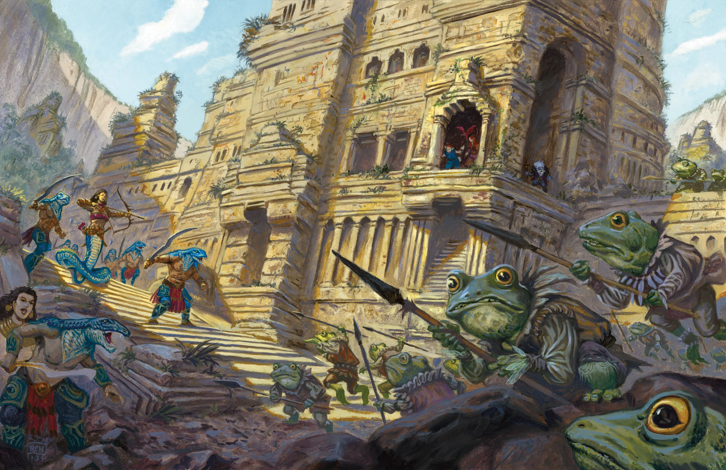 When rival factions inhabit a ruined city, sometimes the best course is to stay out of the way!