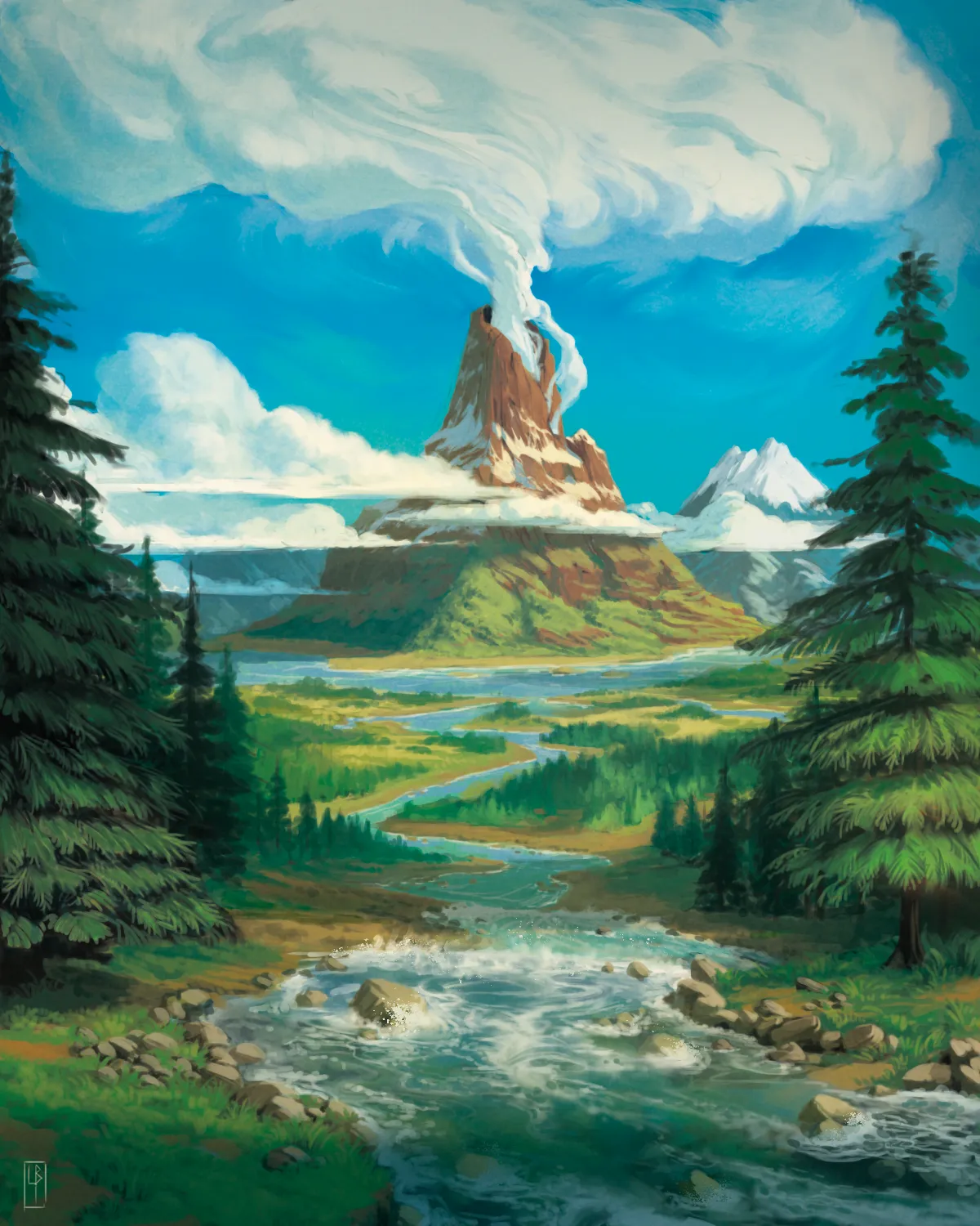 White Plume Mountain is a natural wonder - and a haunt of evil.