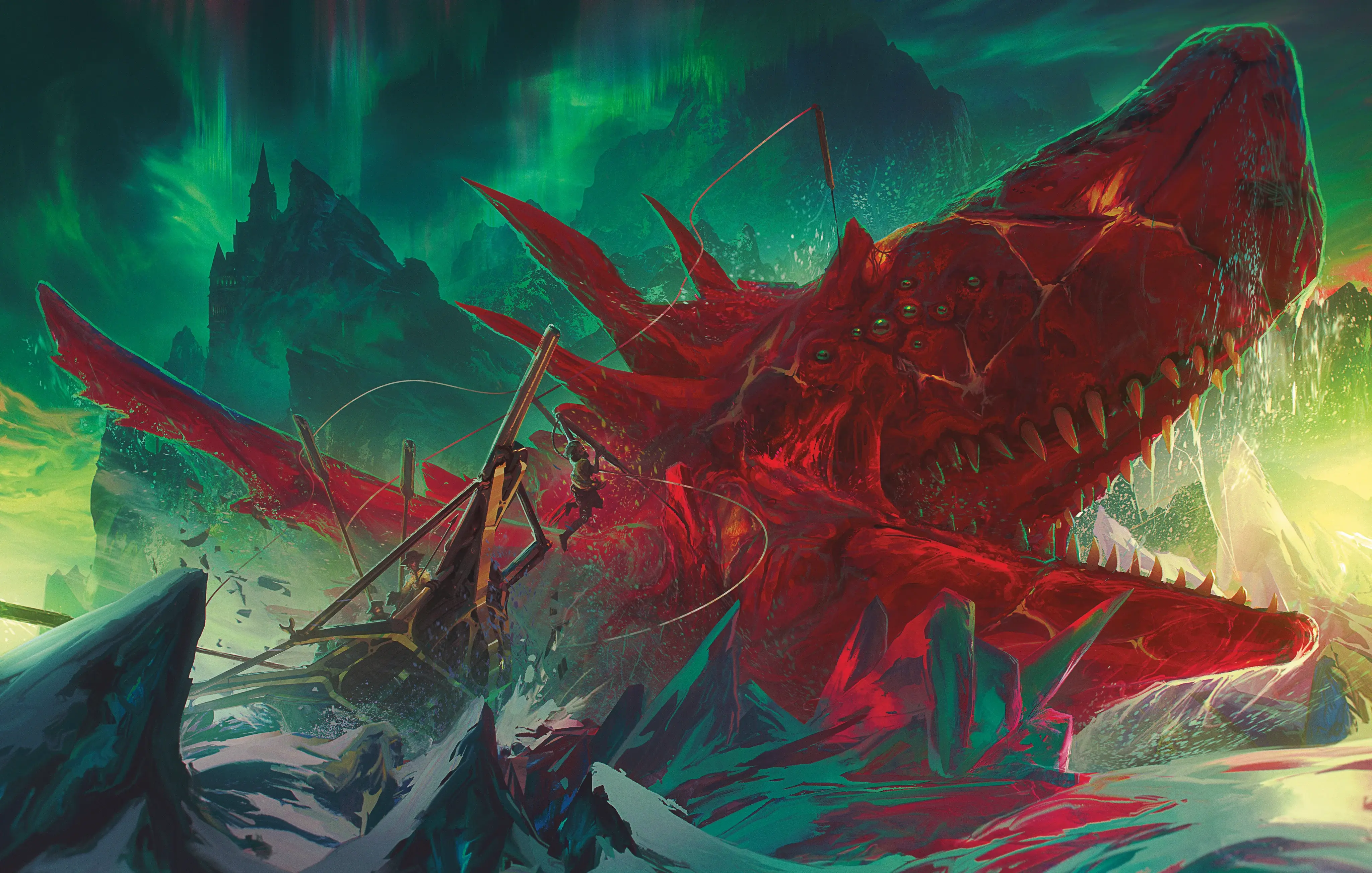 A desperate crew of Ludendorf whalers runs afoul of Rahab, a fleshless leviathan that hunts the Sea of Secrets.