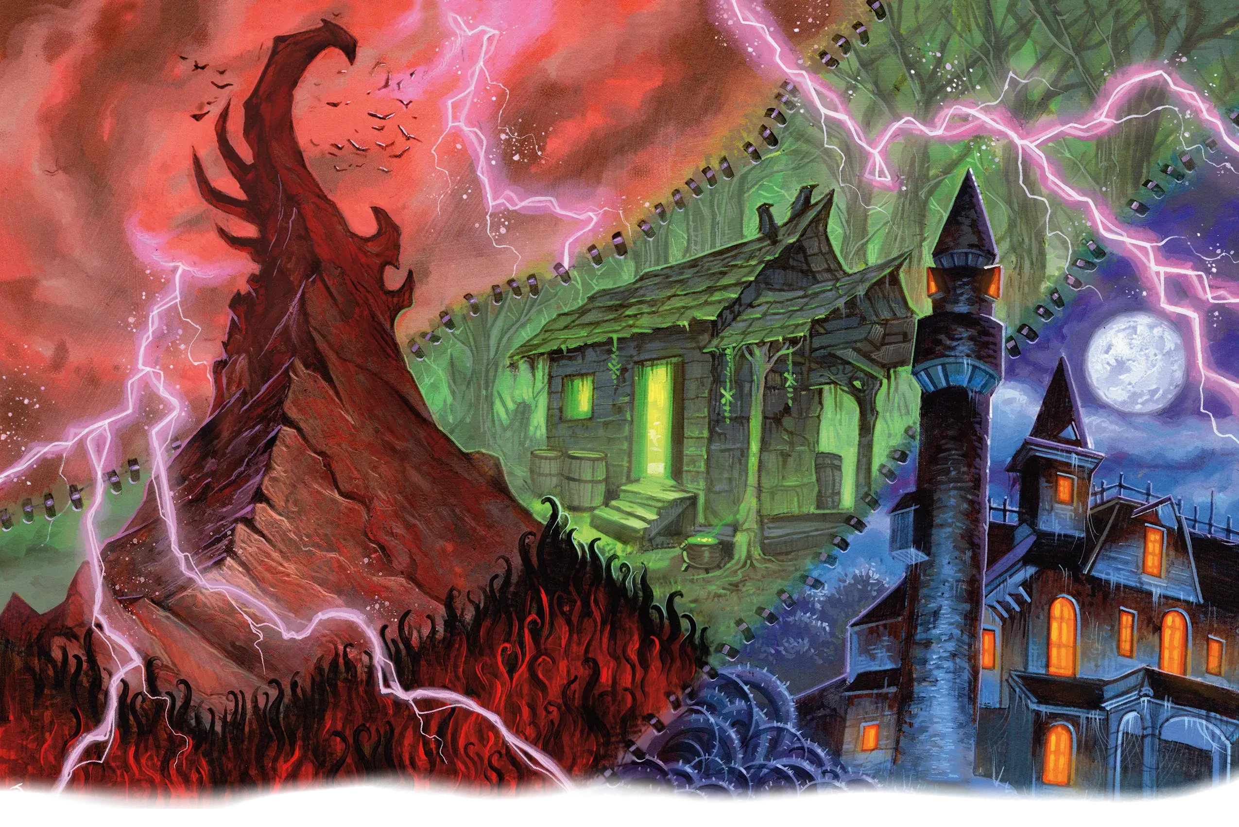 Domains of Dread might be any size or shape and can draw inspiration from any horror genre.