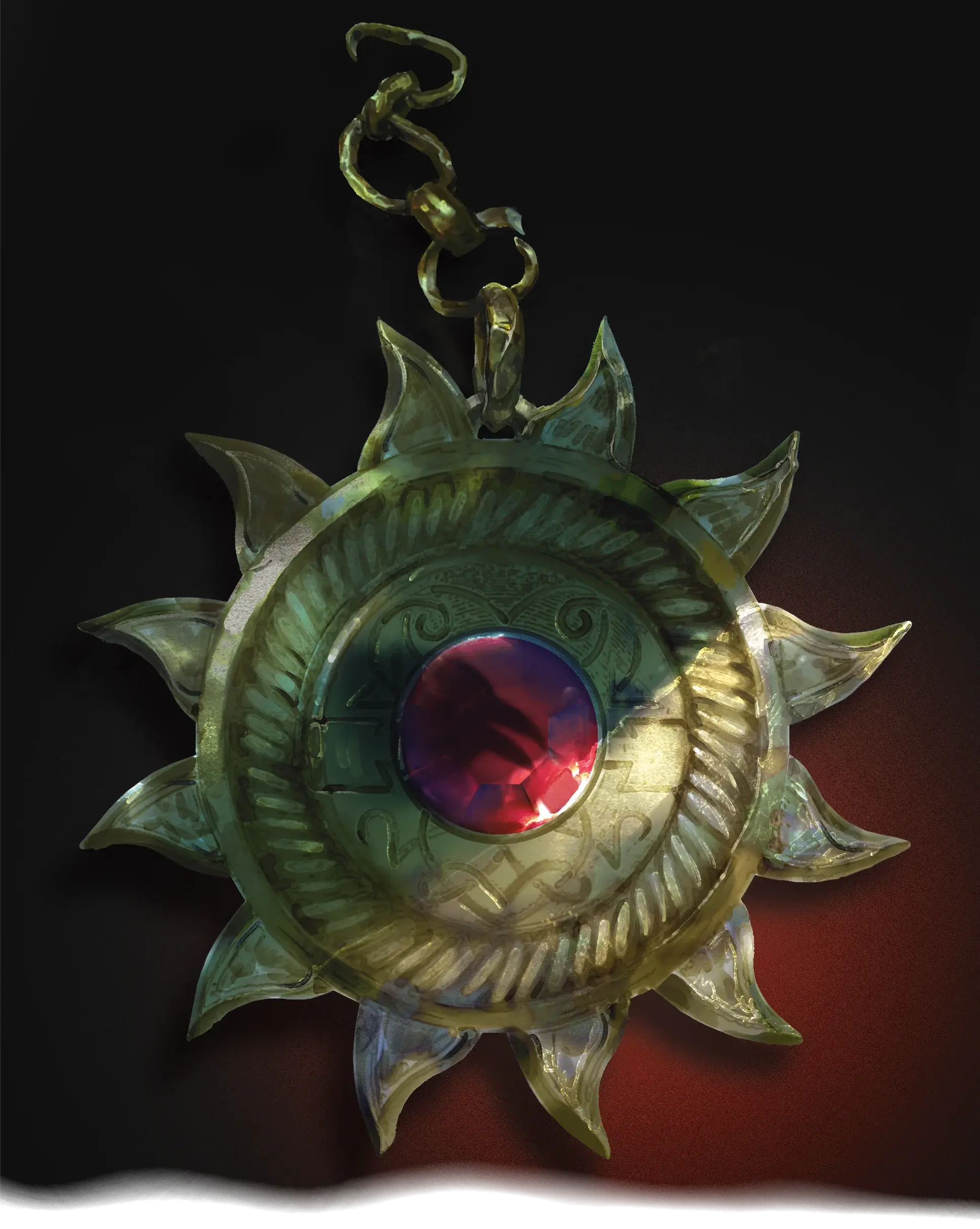 The Holy Symbol of Ravenkind is one example of a relic used to defeat a Darklord.