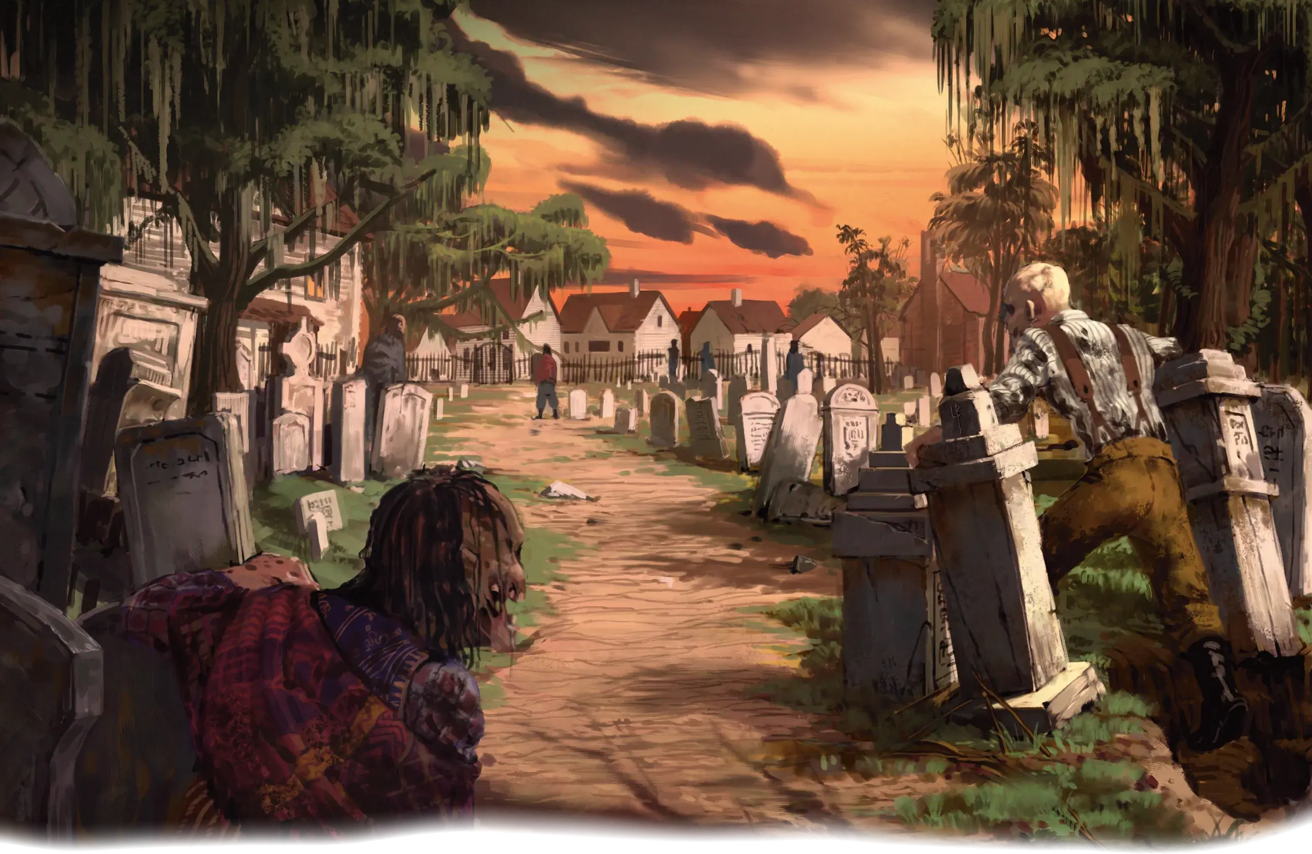 In Souragne, the walking dead rise to terrorize the village of Marais d™Tarascon.