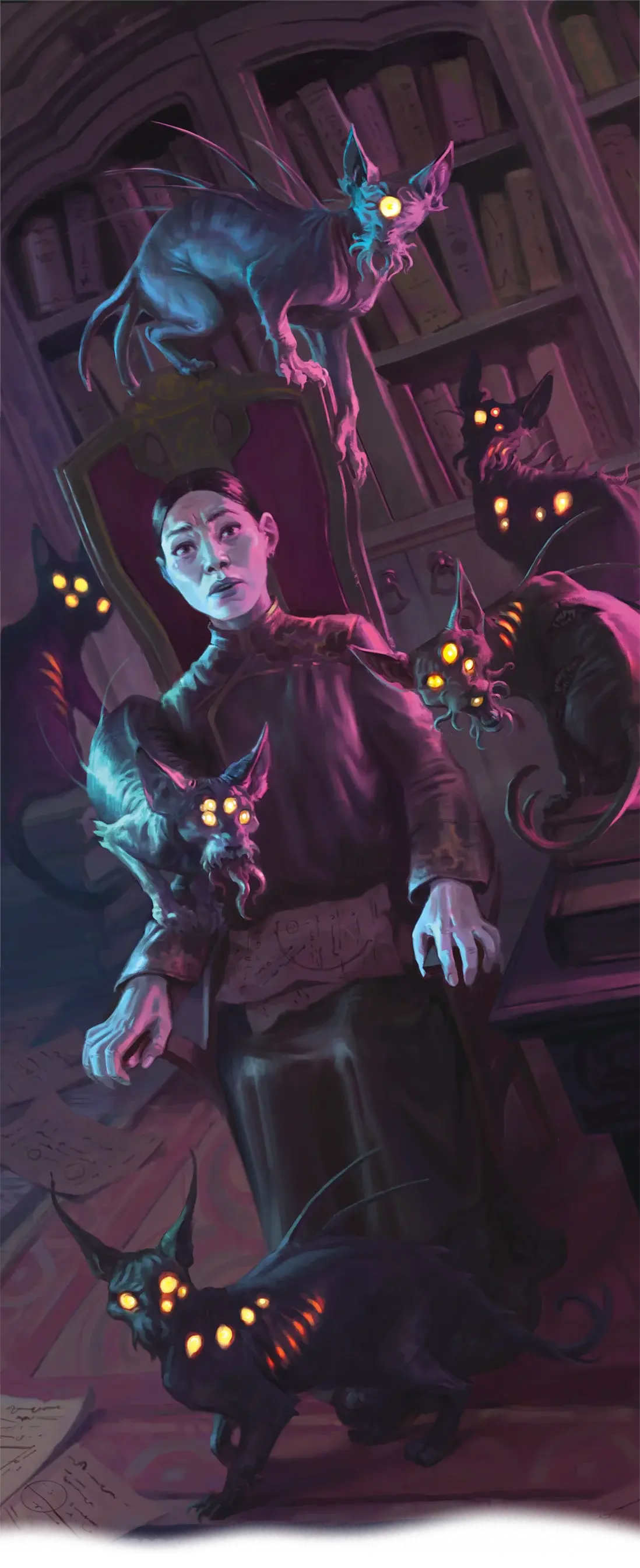 The Watchers Dark Gift might manifest as anything from simple vermin to alien beings”like the Staring Cats of Uldun-Dar.