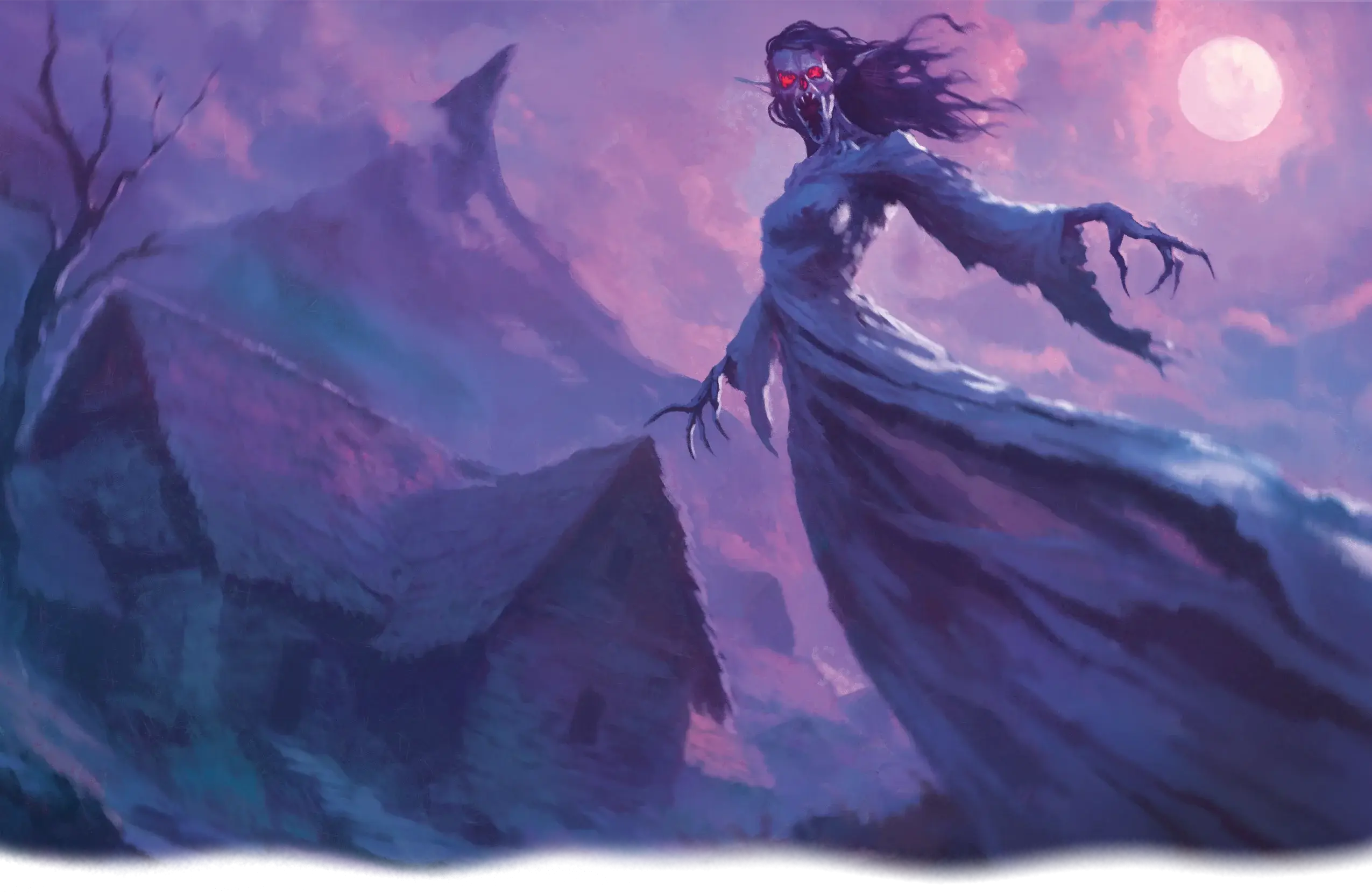 The deadly shrieks of the banshee Tristessa echo through the mountainous domain of Keening.